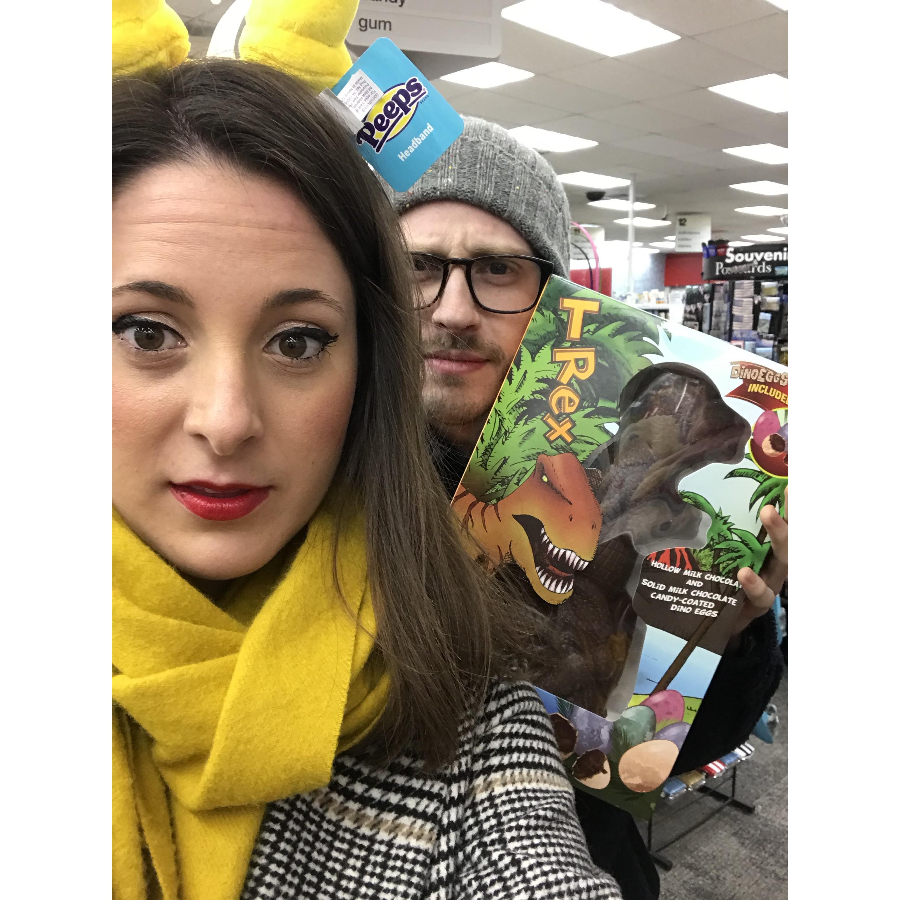 Can we get a T-Rex and some Peeps?