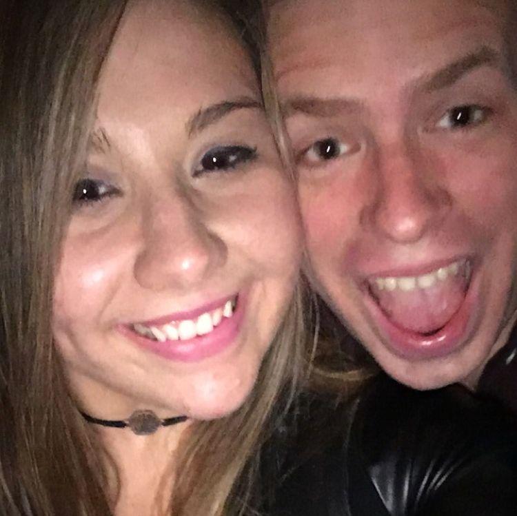 Our first photo together!