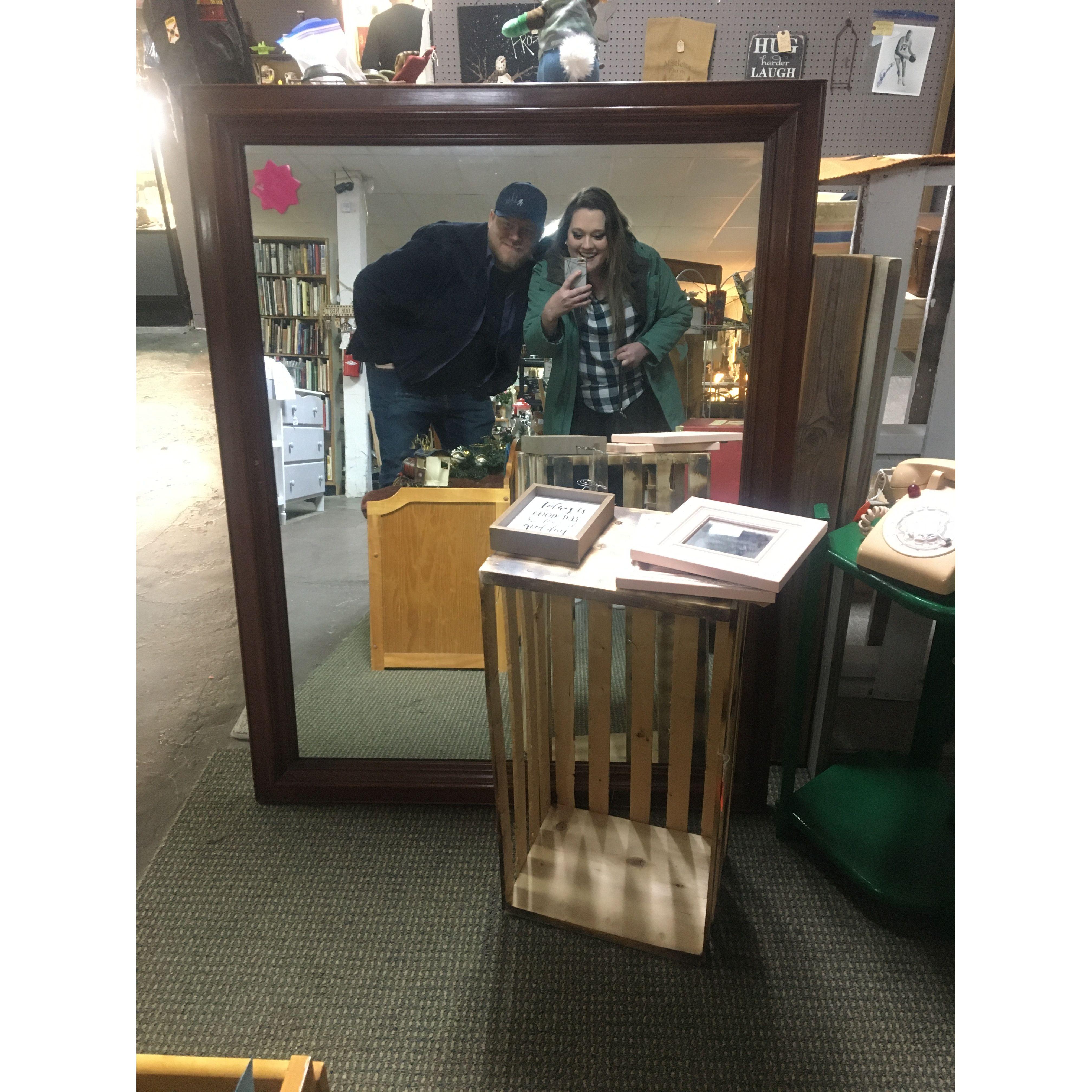 Antique love. So thrifty.