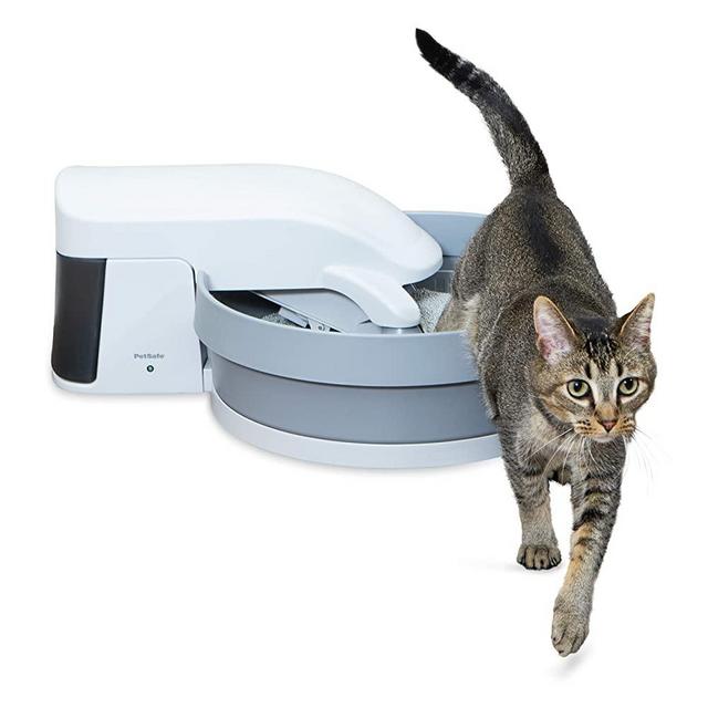 PetSafe Simply Clean Self-Cleaning Cat Litter Box, Automatic Litter Box, Works with Clumping Cat Litter