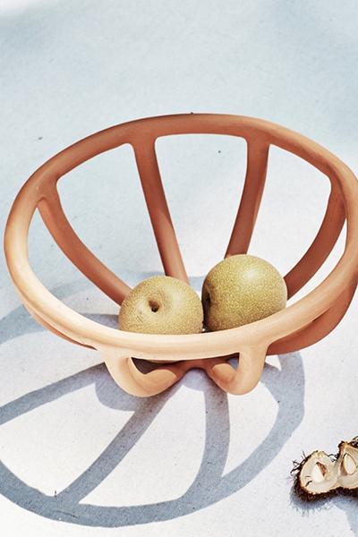Medium Terracotta Prong Bowl