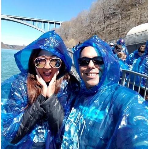 This was our overnight in Buffalo, NY. This was in Canadian side of Niagara Falls. We started to work together and hangout on our overnight.
