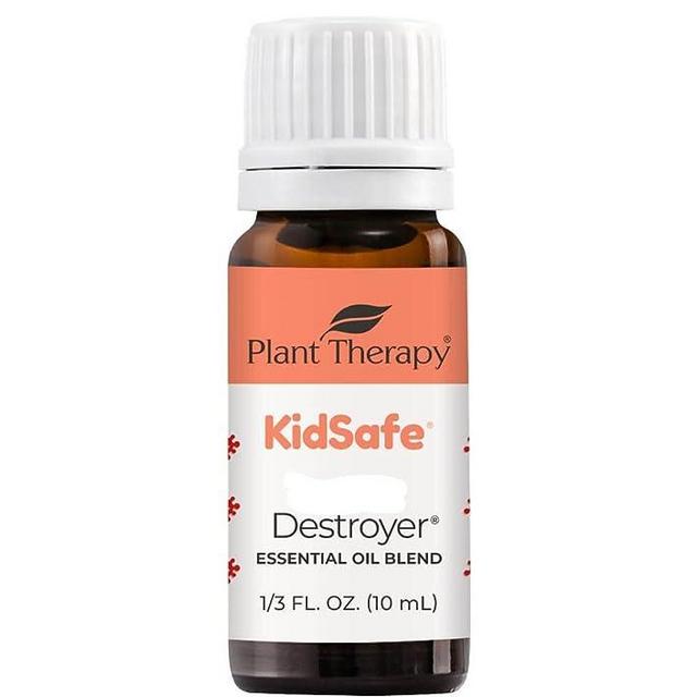 Plant Therapy KidSafe Destroyer Essential Oil Blend - Support Blend for Kids 100% Pure, Undiluted, Natural Aromatherapy, Therapeutic Grade 10 mL (1/3 oz)