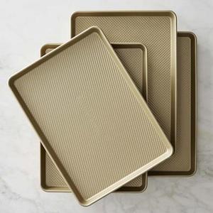 Williams Sonoma Goldtouch® Half-Sheet Bakeware, Set of 4