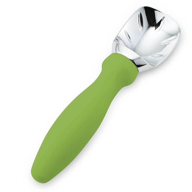 Spring Chef Ice Cream Scoop with Comfortable Handle (Green)