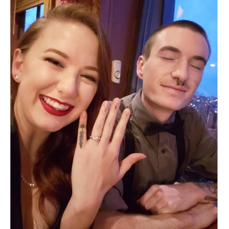 Engaged! Derek proposed on our 6 year anniversary!
