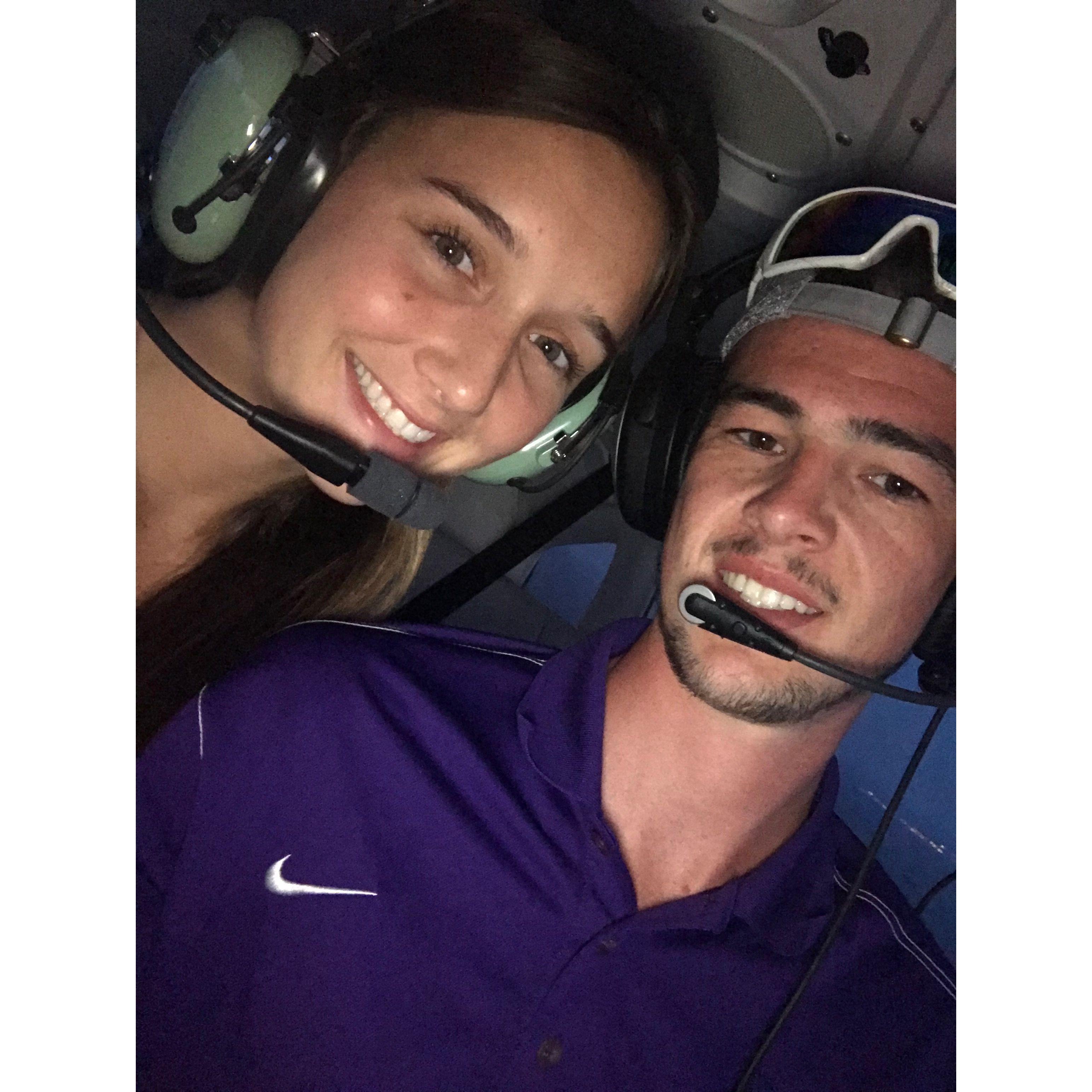 2018 Flying to Winona for dinner