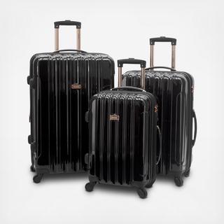 Kensie 3-Piece Expanded Hard Side Spinner Luggage Set