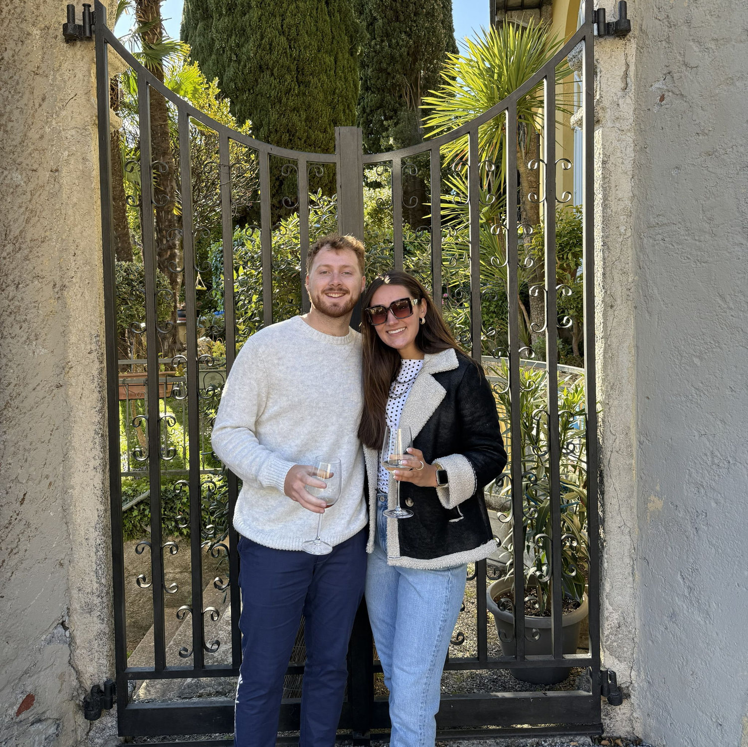 The day before we got engaged.