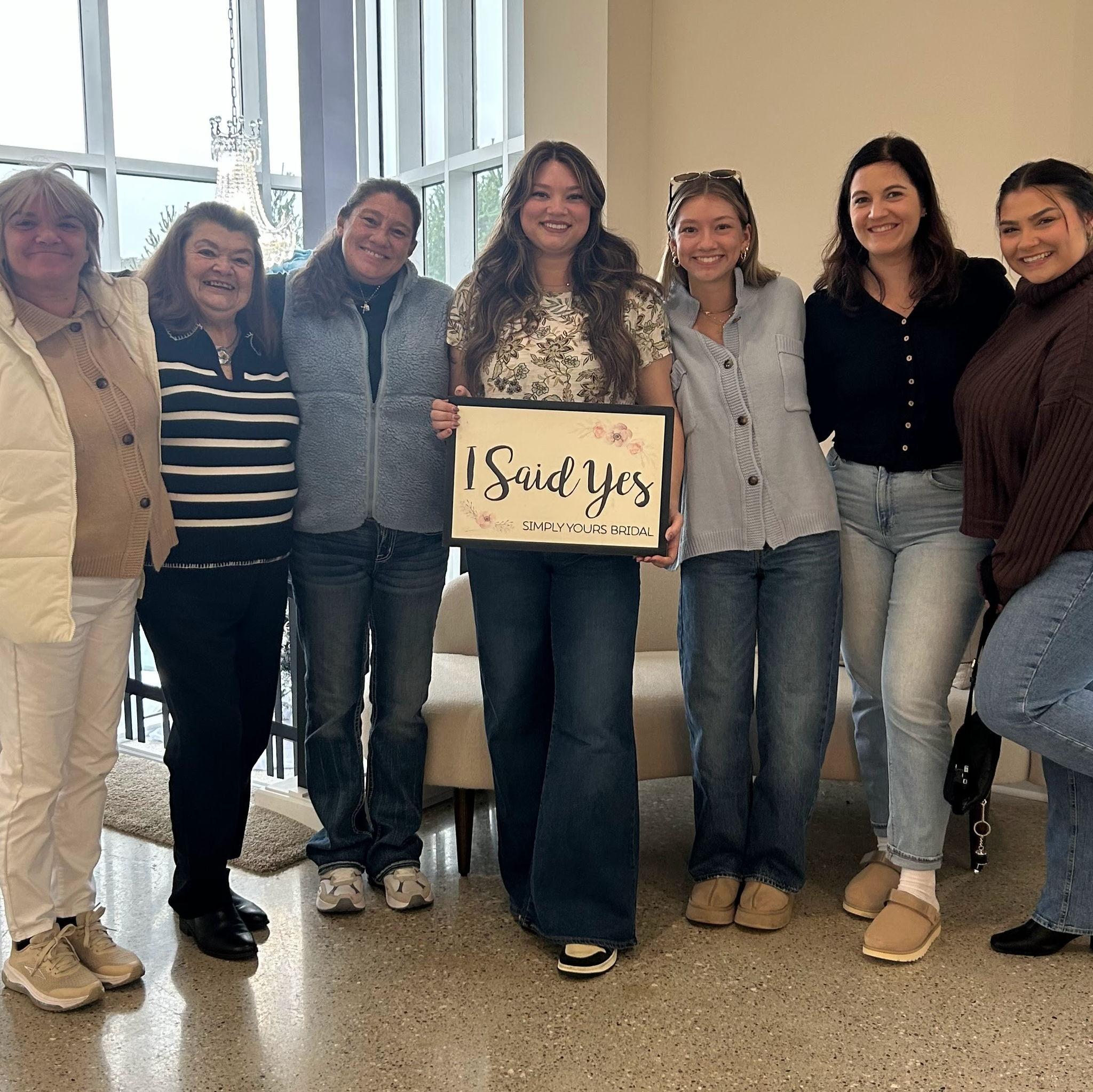 Syd said "YES" to her dress at Simply Yours Bridal 01.10.2026