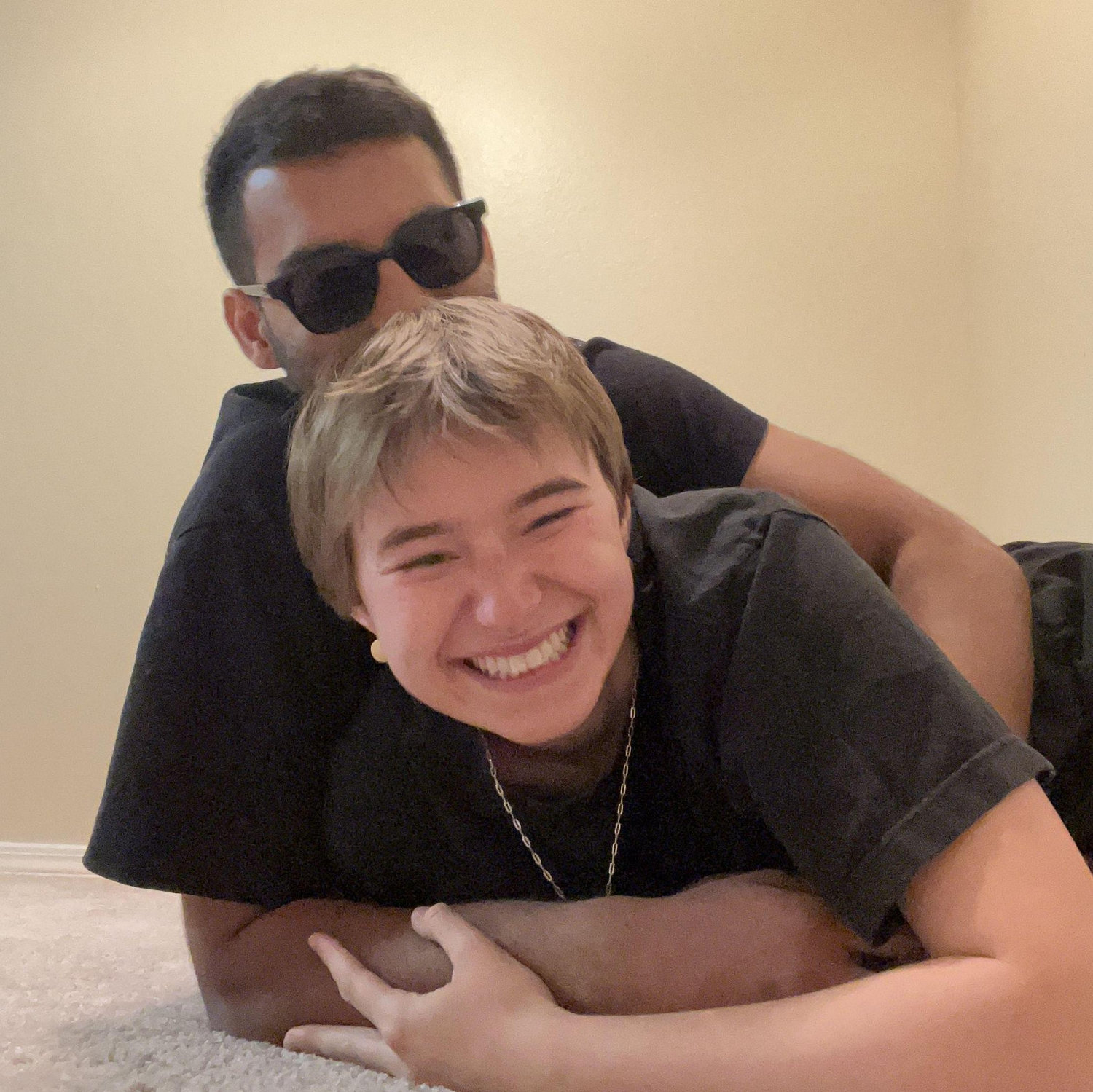 In our empty Colorado apartment :')