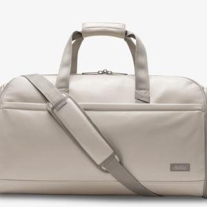 The Premium Garment Duffel 45L -- Vegan Leather; Ivory