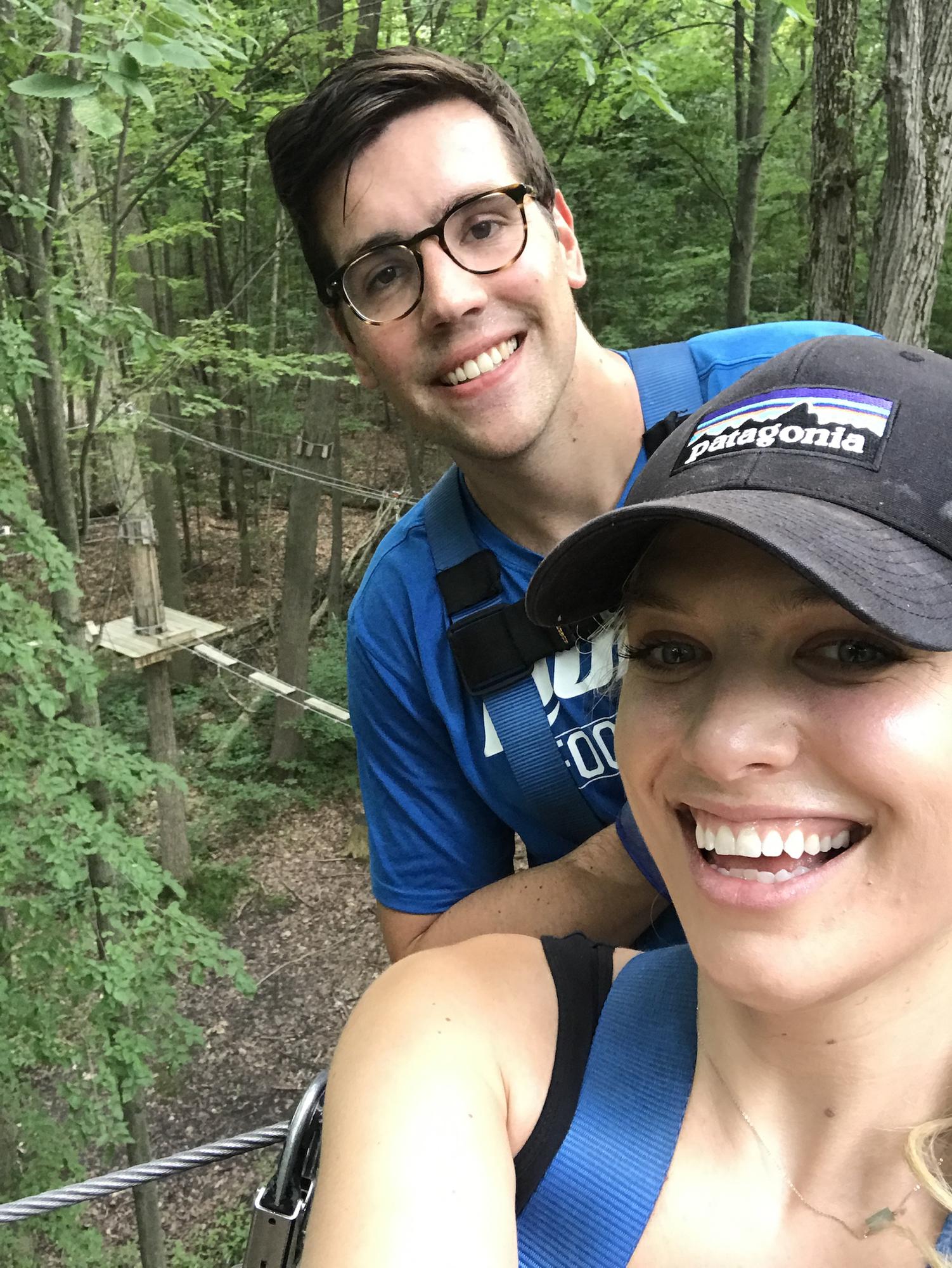Tree climbing In Frakenmuth Michigan