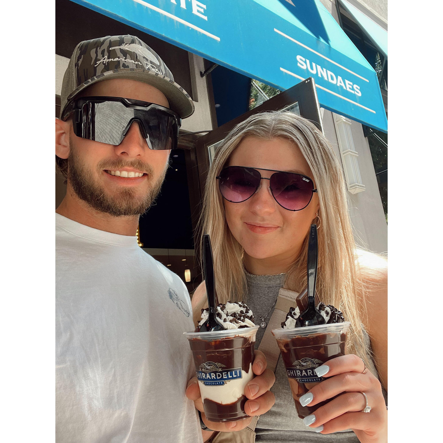 Ghiradelli Ice Cream in Vegas!