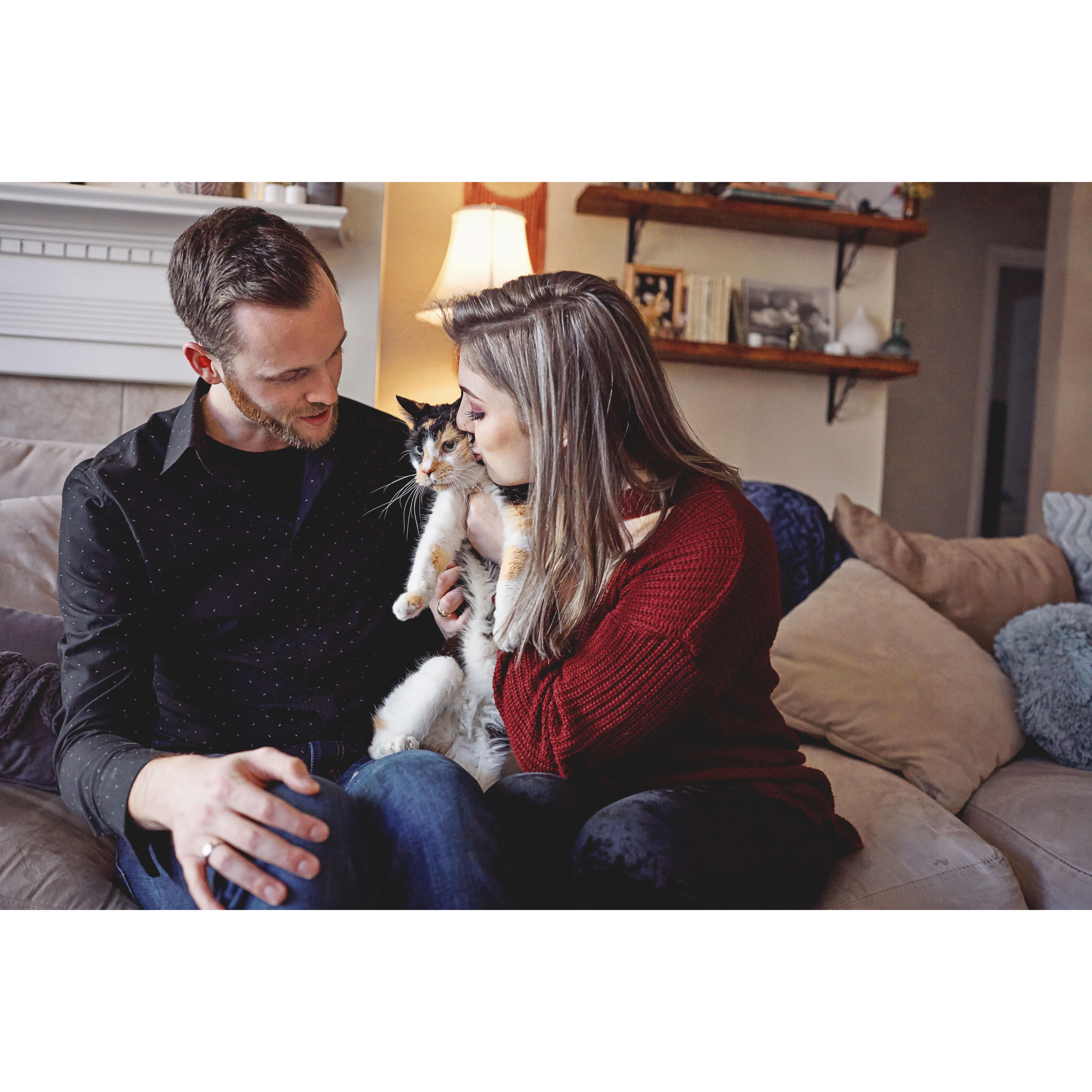 2017: Our engagement shoot with the late, great Berwyn. So very happy we got these moments captured with her.
