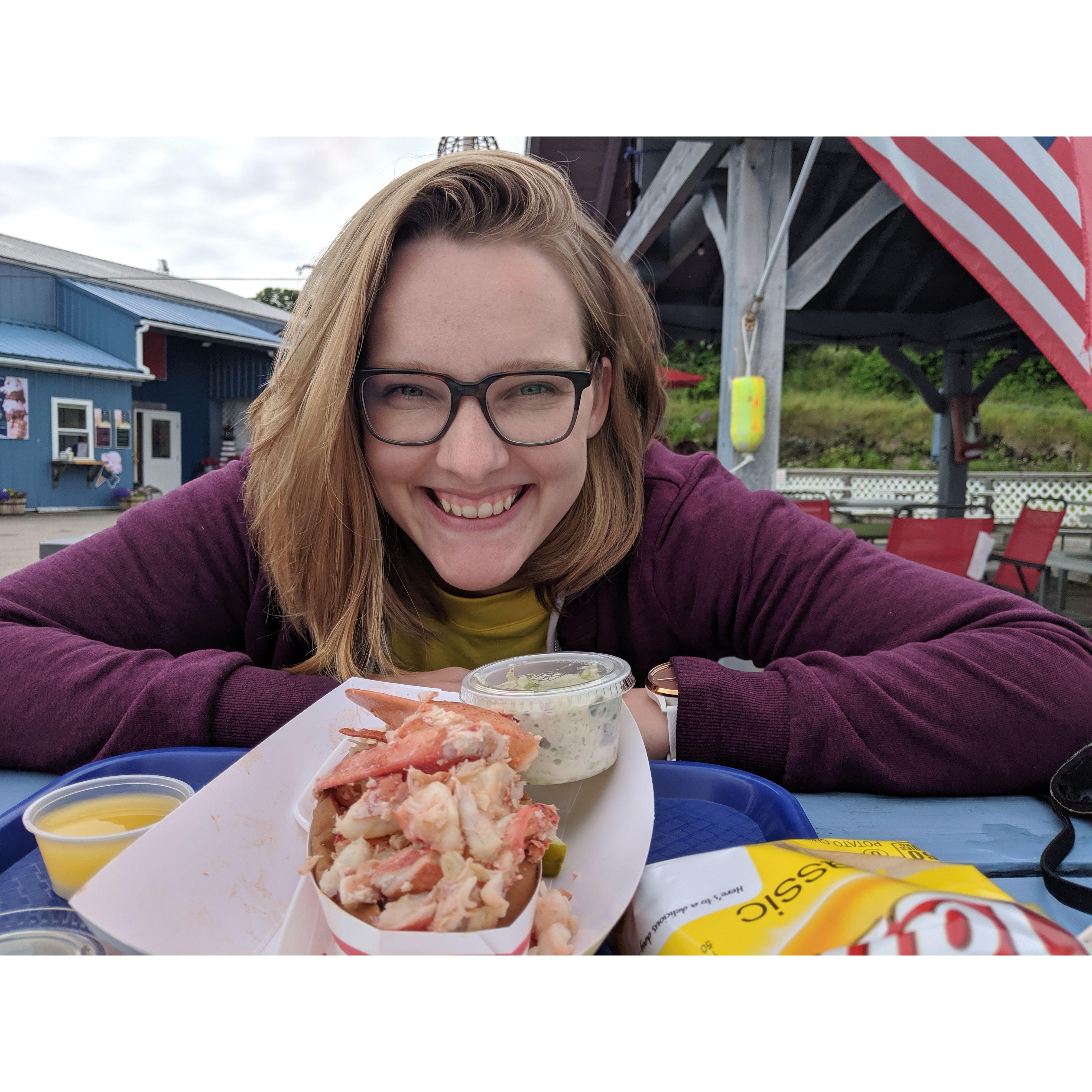 After Matthew, Sophie's one true love was this Maine lobster roll. Matt felt this was important to include.