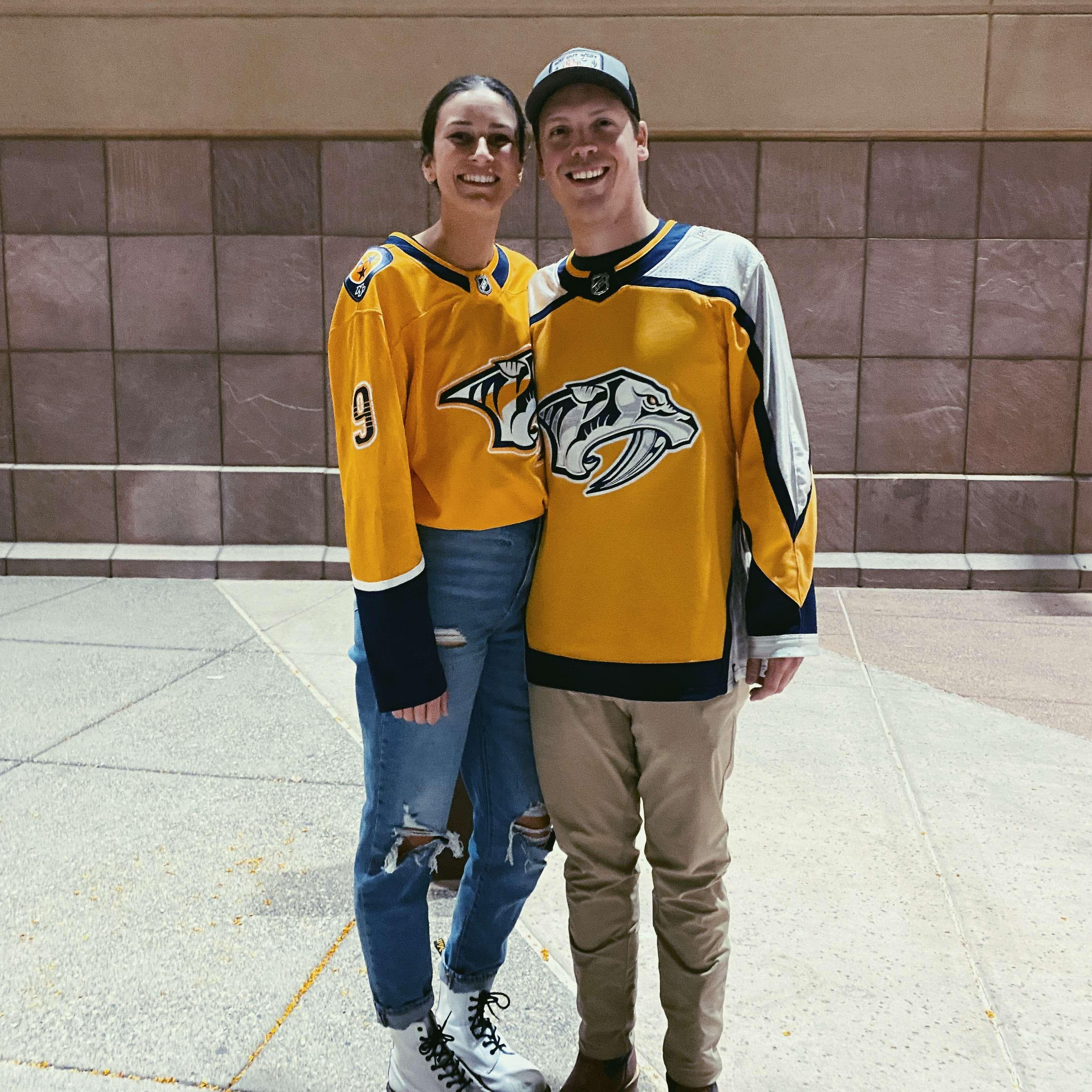 Our first hockey game date in Arizona