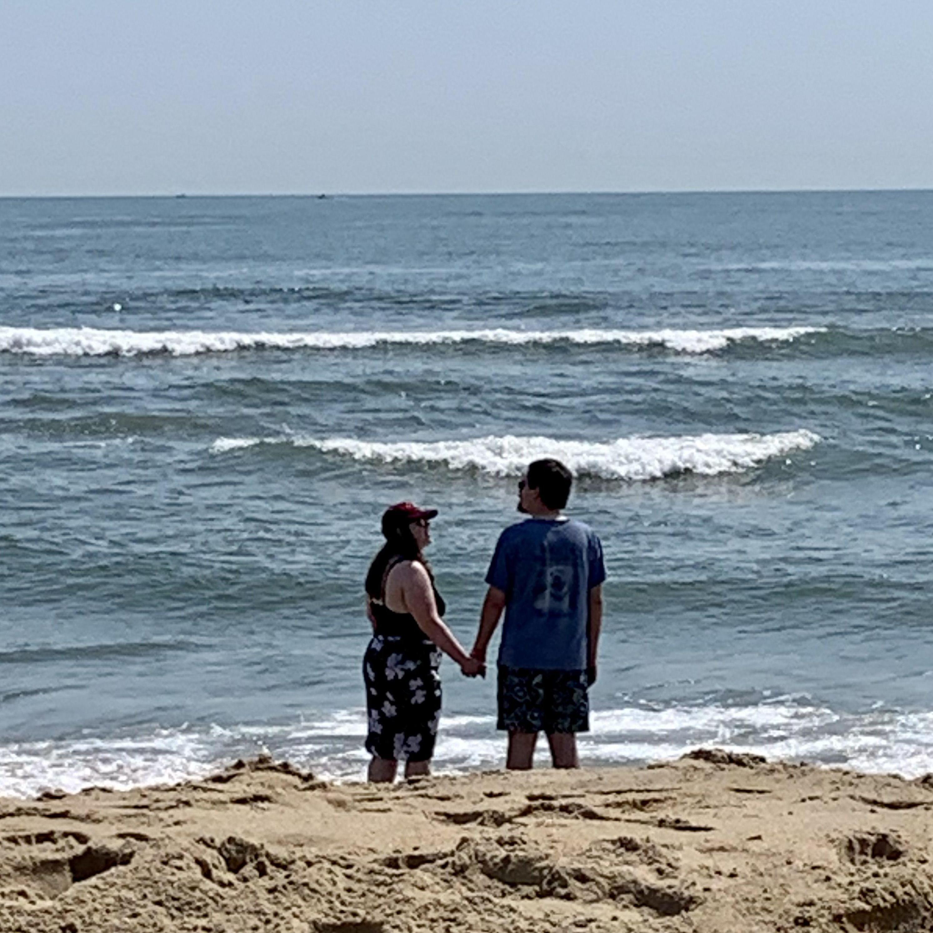 Somehow Steven had never been to the oceanfront before this weekend trip despite living just 45 minutes from it.