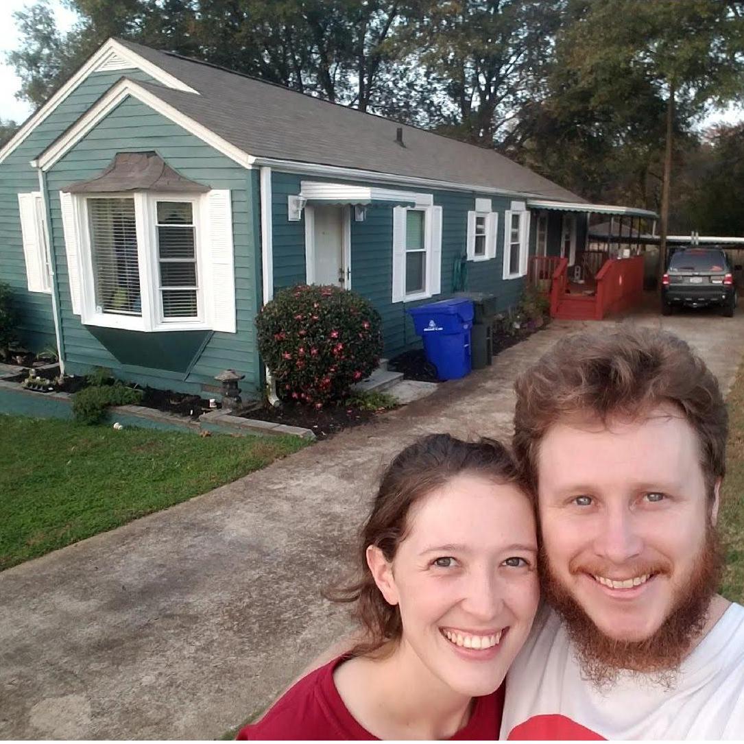 Our first house together!