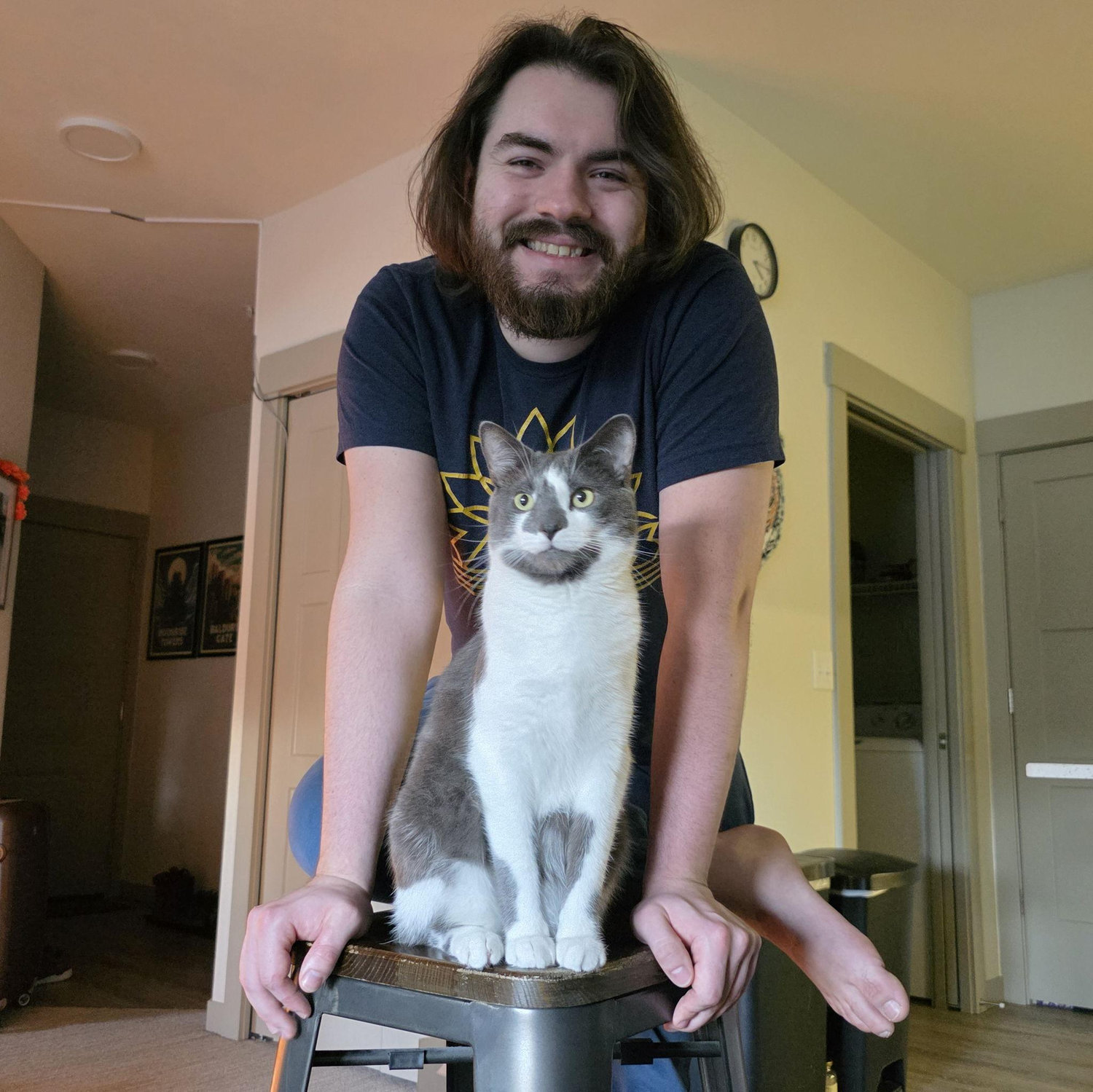 Michael and Batushka looking extra handsome.