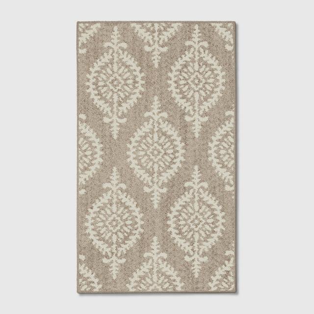 1'8"X2'10" Paisley Tufted Accent Rugs Gray - Threshold™