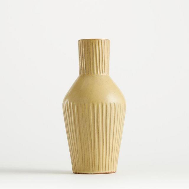 Mireya Pale Yellow Vase