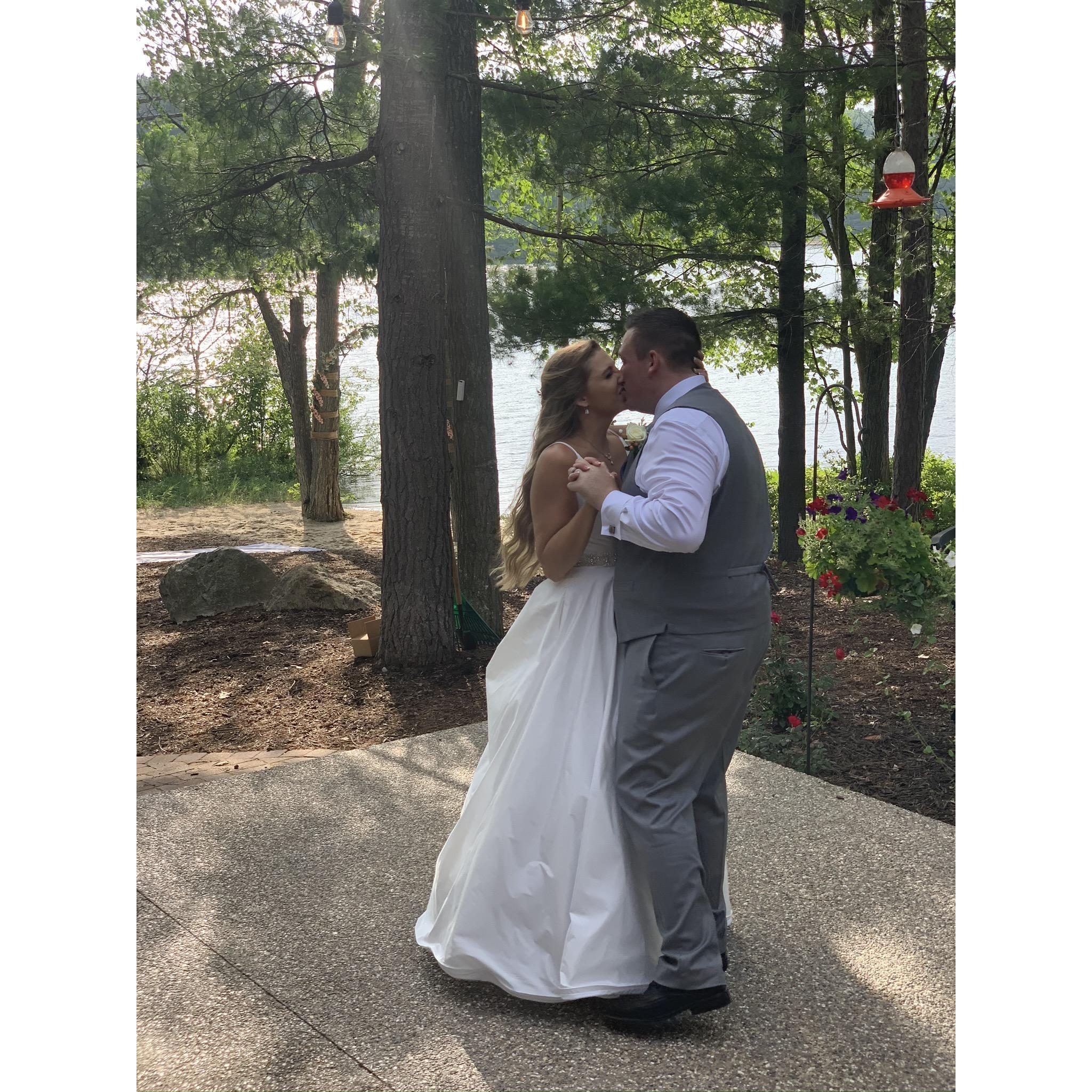 First dance as husband and wife!