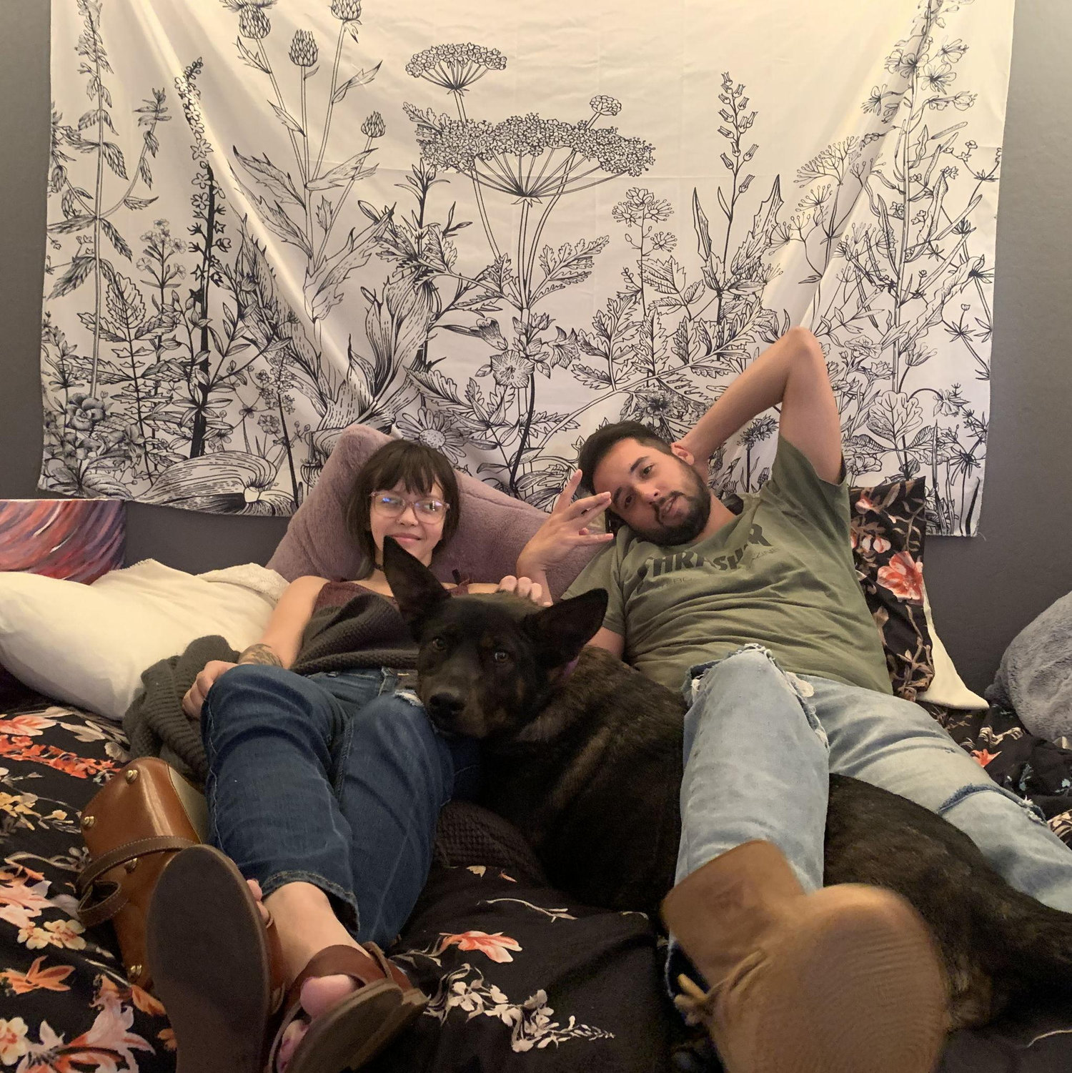 Our first photo together EVER!