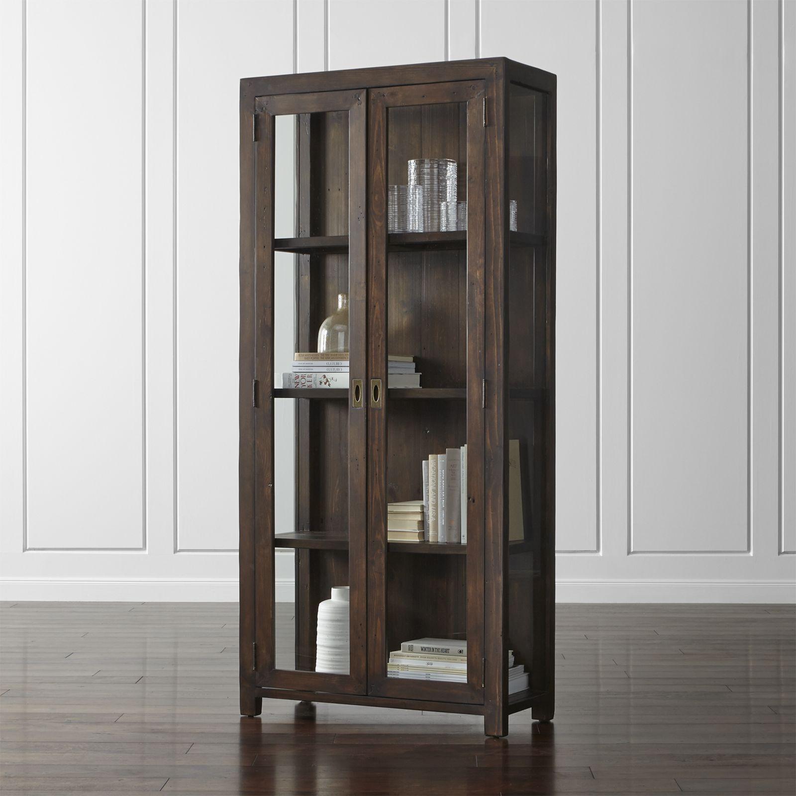 bookcase crate and barrel chairs
