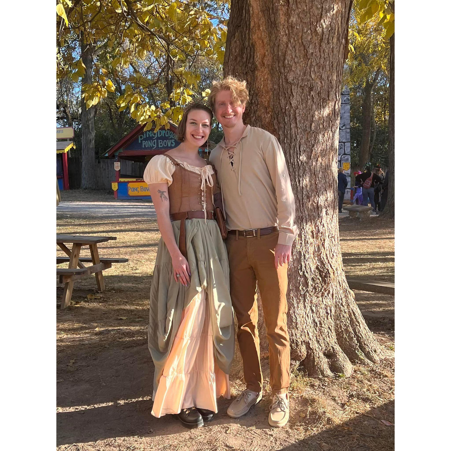 This was our first renaissance fair together!