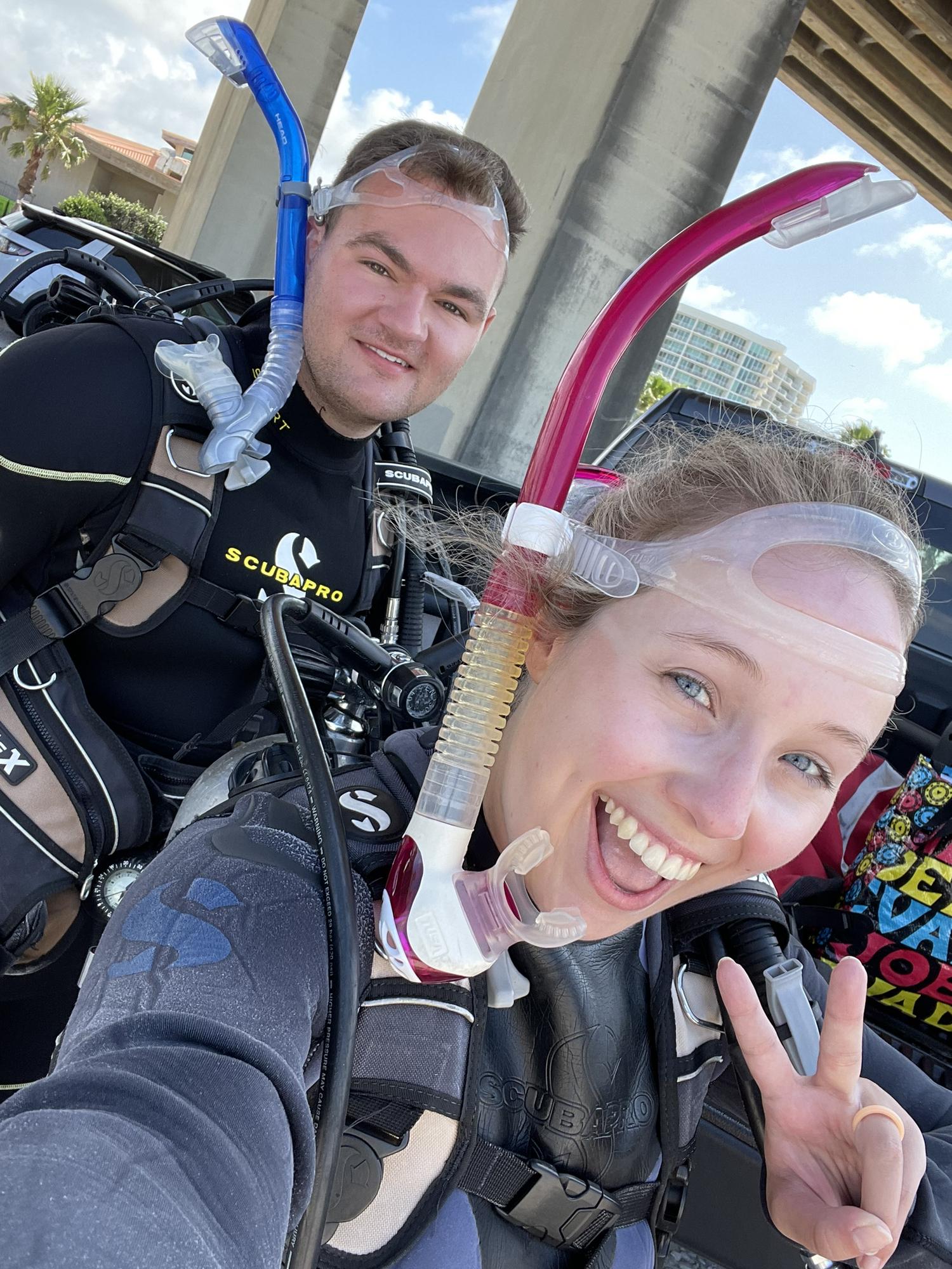 This was our last certification dive in FL!