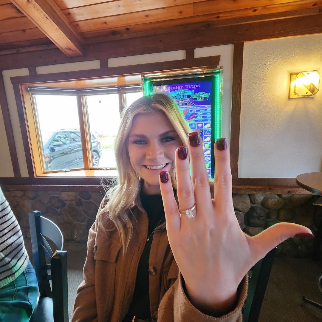 And of course she said yes!