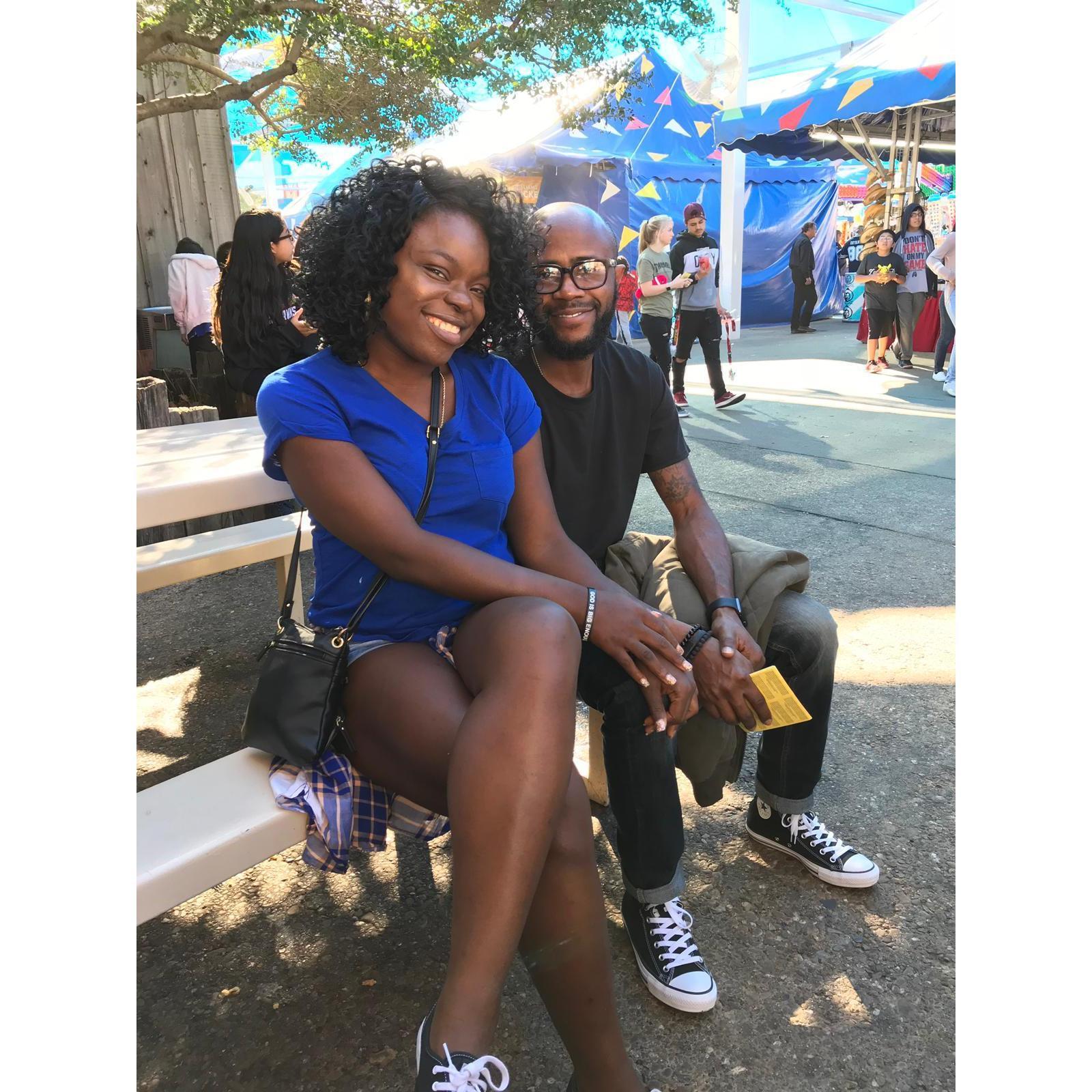 First time going to the state fair together