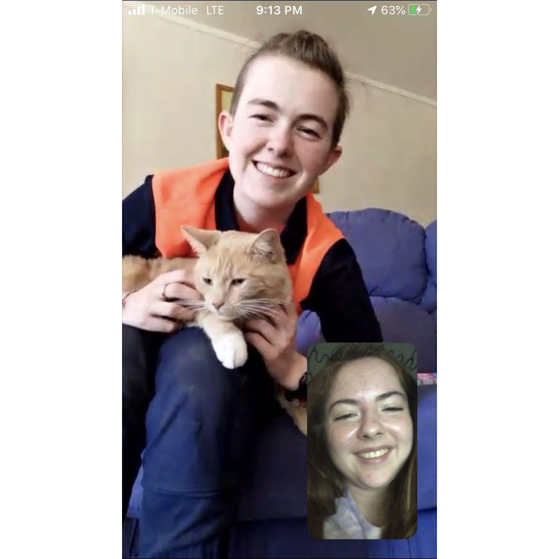 I'll spare you all the FaceTime screenshots from the next 2 years, but there are plenty. Most of them include Rimu, the cat.