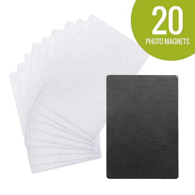 Sticky Shoot - 2x3 Inch Photo Fridge Magnets for All Instant Fujifilm and Polaroid Films - Adhesive Magnet for Mini Instax, Zink and Snap Cameras.