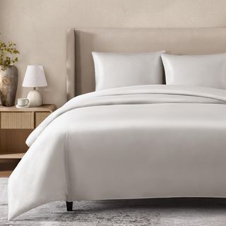 Silken Sateen Tencel 3-Piece Duvet Cover Set