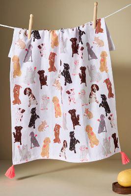 Puppy Love Dish Towel