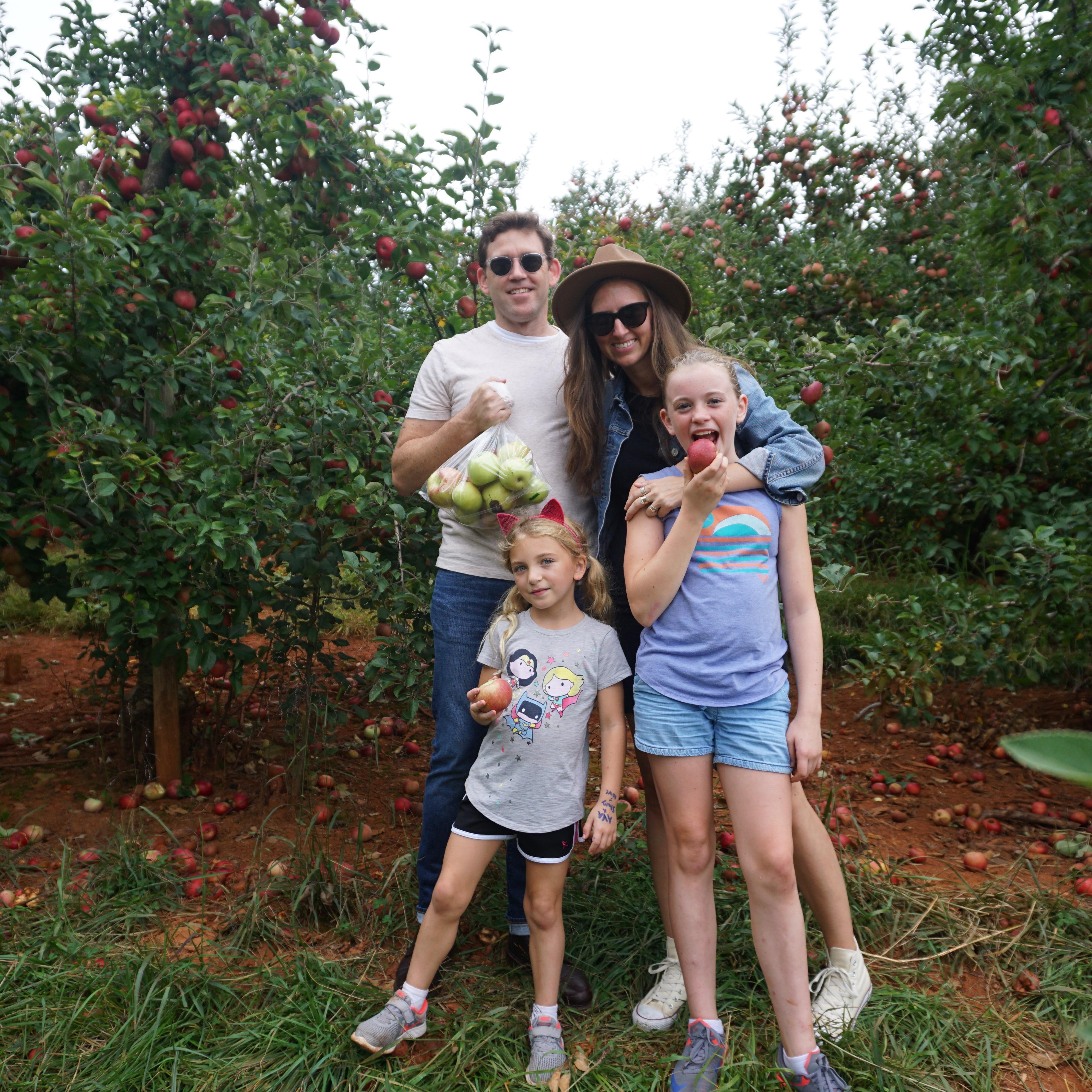 Apple picking, Fall 2018.