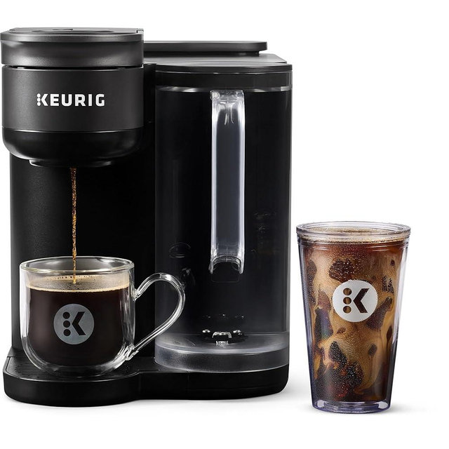 Keurig K-Brew+Chill Iced or Hot Single-Serve K-Cup Coffee Maker with MultiStream and QuickChill Technology, 70oz. Removable Reservoir (Renewed)