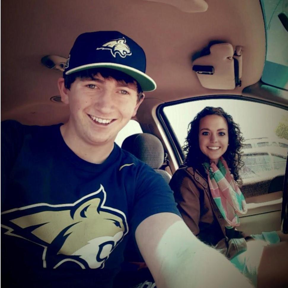 Going out to lunch in High School, riding in the famous white van.