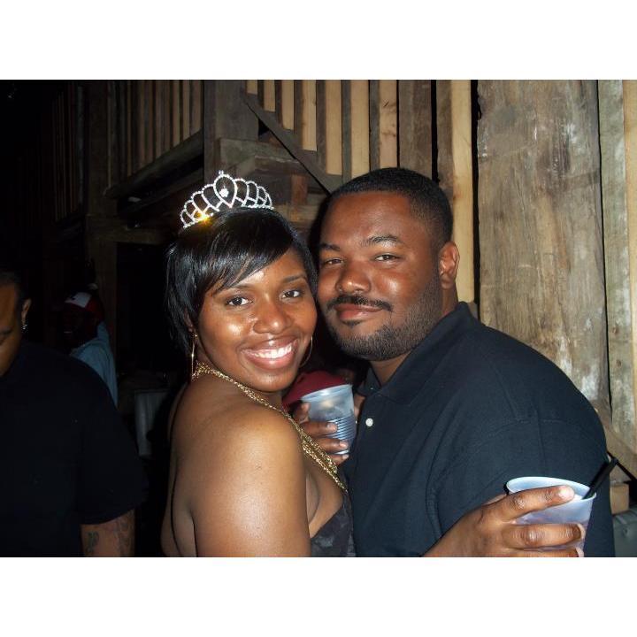 Alex and Leon at her 24th birthday party.