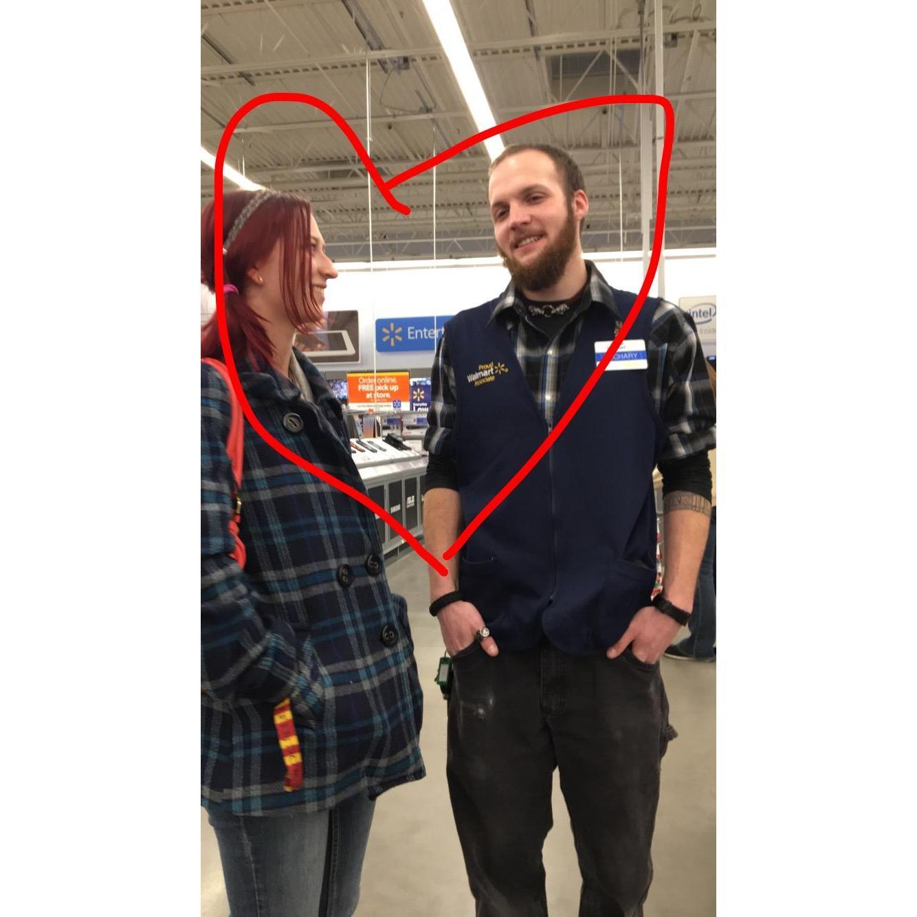My little sister, Alexis capture this photo of us. We only dating about a month or so when this was taken.