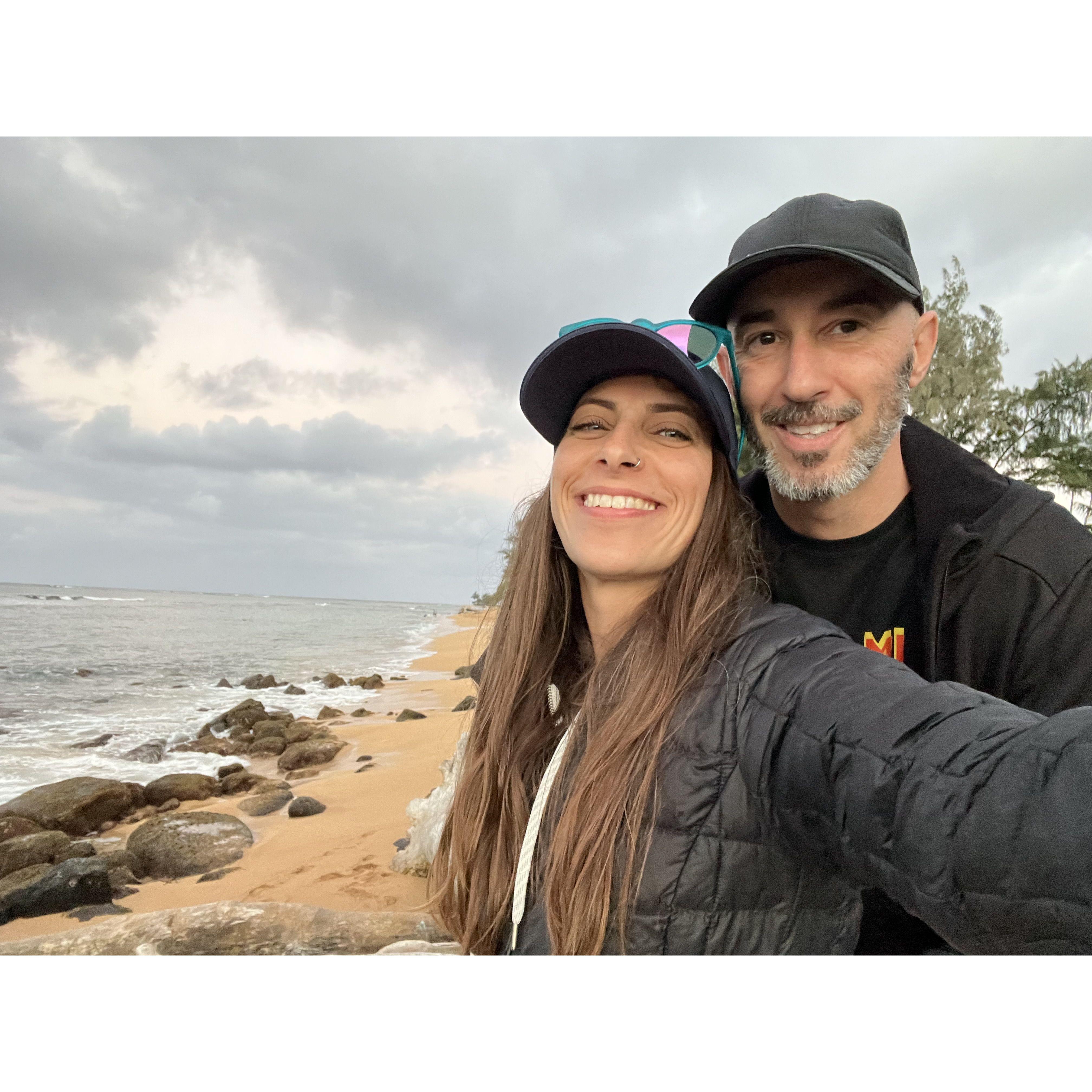 Our first real vacation together to Kauai