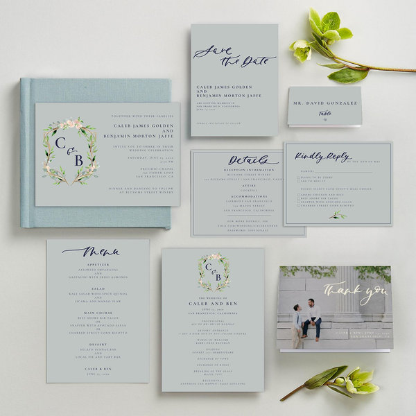 Zola Wedding Invitations - Dover Landscape