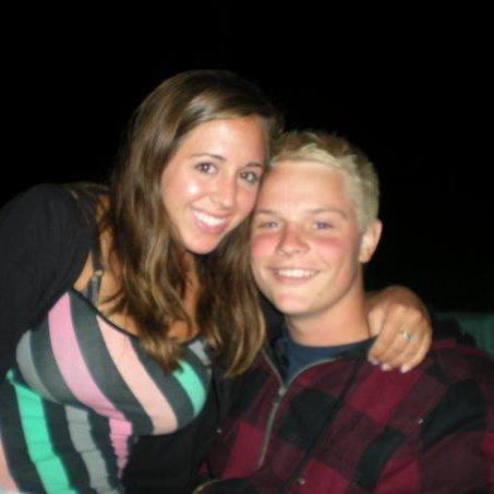 This photo was taken days before I went off to college.  Little did we know, we'd survive four years of long distance!