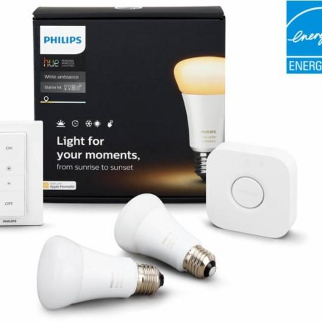 Philips - Hue White Ambiance Starter Kit - White