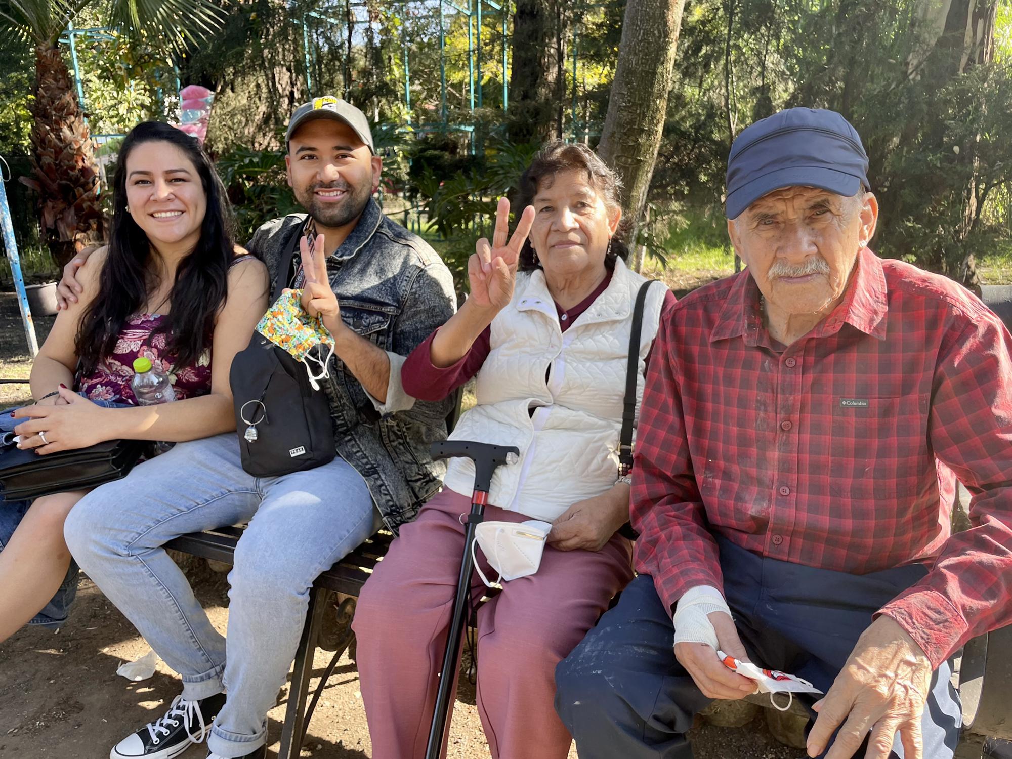 The day after the proposal! At the Zoo in Morelia with Abuelita Ana y Abuelito Ramon (Kristy’s Paternal Grandparents).
- November 2021