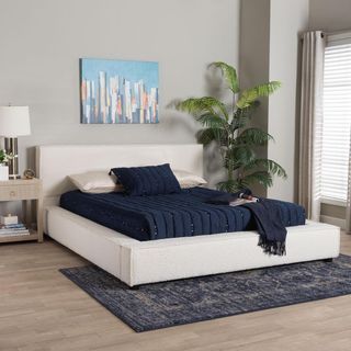 Bardia Modern Platform Bed with Wide Railing