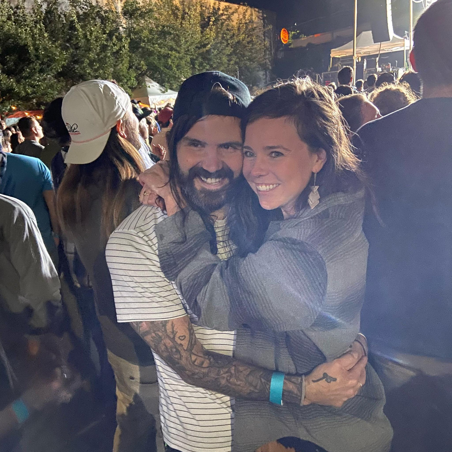 Sept 2022 - Seeing My Morning Jacket in downtown Asheville.