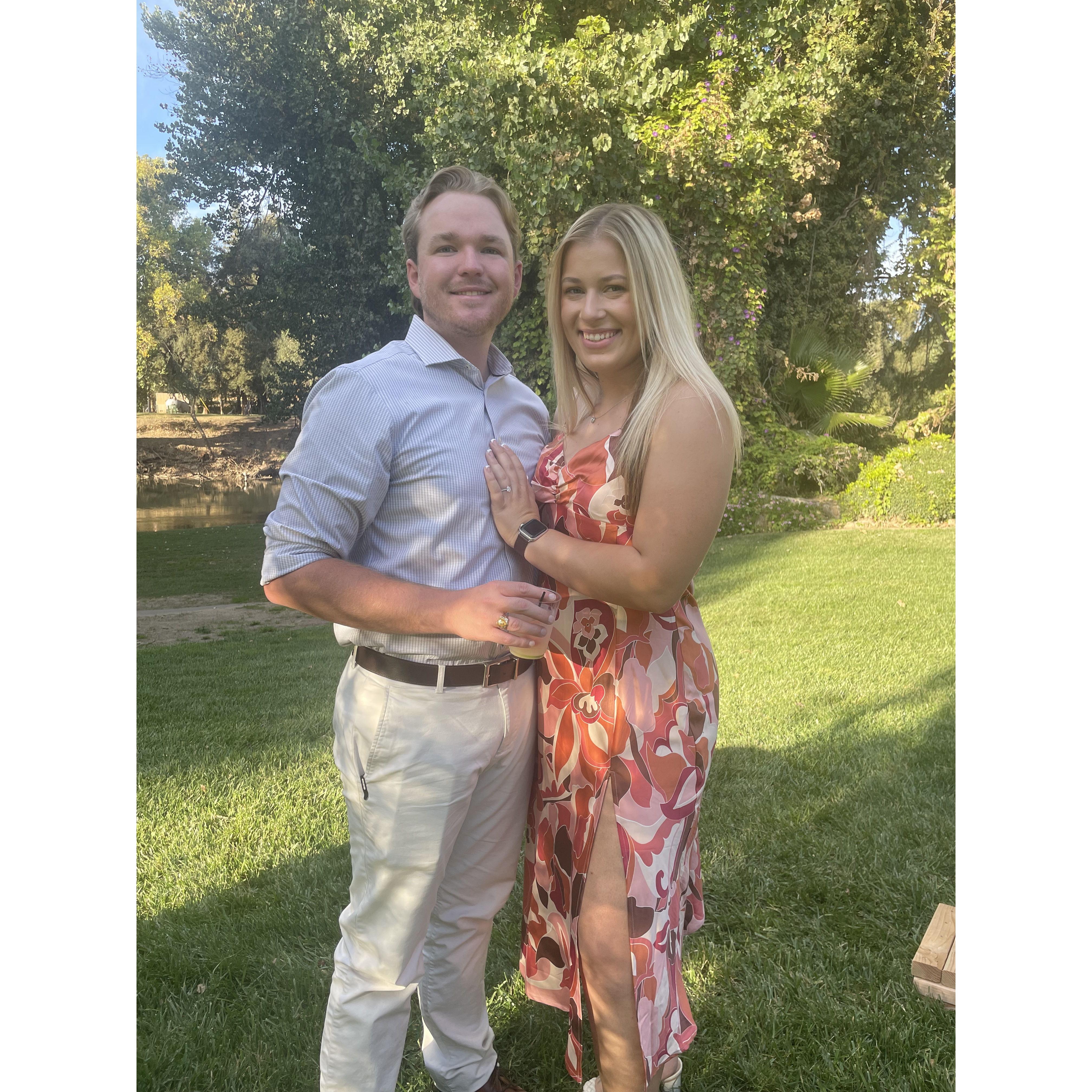 Celebrating a friends wedding!